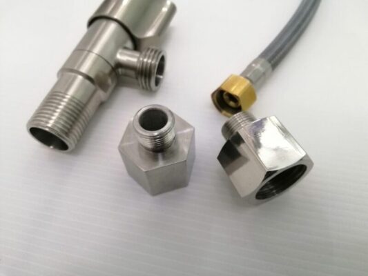 โรงกลึง ชิ้นงานCNC อะไหล่เครื่องจักรอุตสาหกรรม อะหลั่ย เหล็ก ข้อต่อ เกลียว nipple นิปเปิ้ล ตามแบบ ของ พิภพภัทร